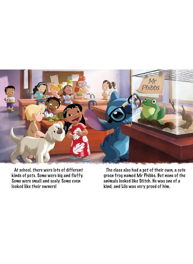Stitch Story Book & Money Box - Six paints paintbrush