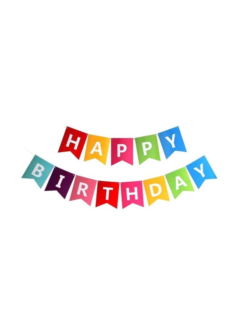 Carnival Happy Birthday Paper Banner