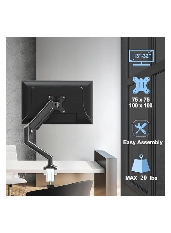 Single Monitor Desk Mount - 1 32 Inch