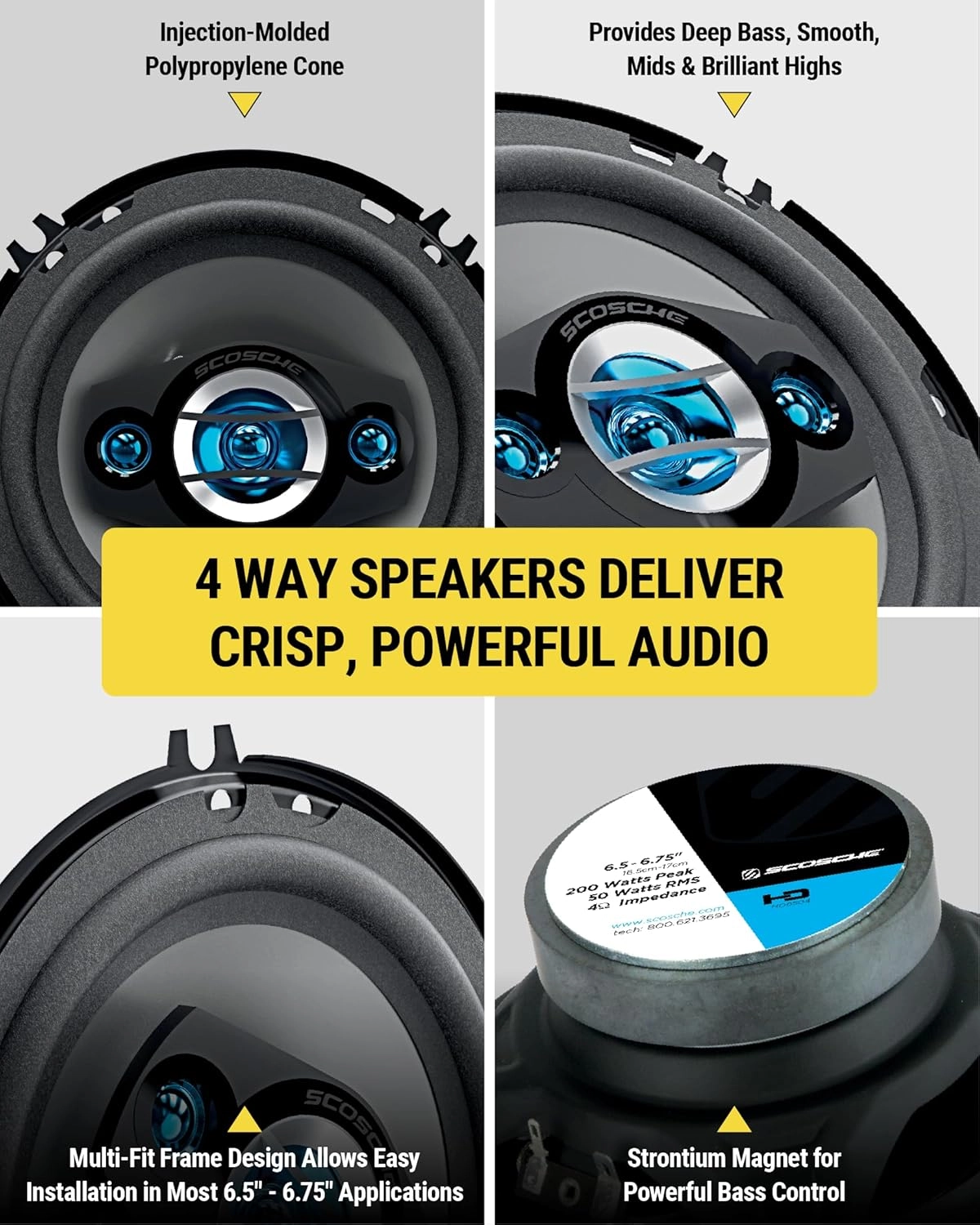 HD6504 - 6.5-inch 4-way