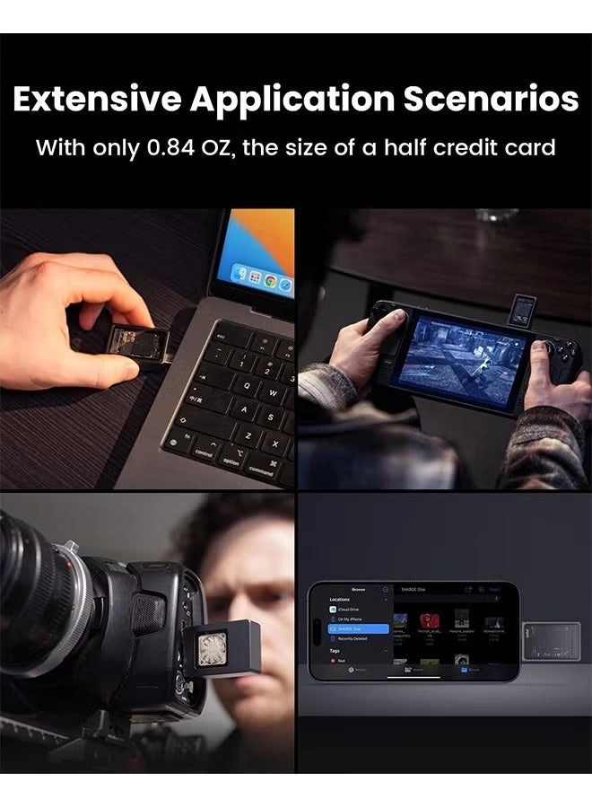 Disk M.2 NVMe SSD Enclosure - 10Gbps USB C 3.2 Gen2 NVMe Size 2230 SSDs