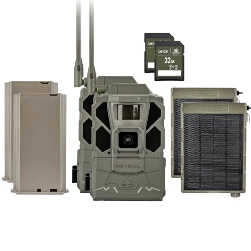 Reveal X 3.0 - Cellular + Solar Panel + Lipo Lithium Battery + SD Card - 32GB