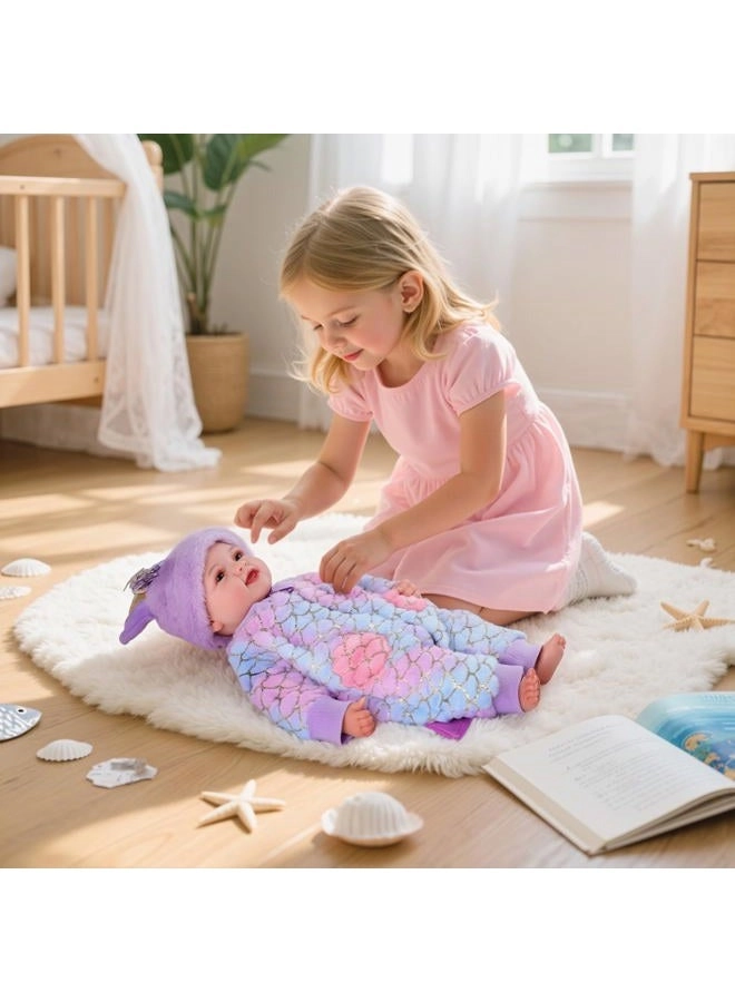 Mia Reborn Baby Doll - 17-inch Vinyl Cotton Ages 3+