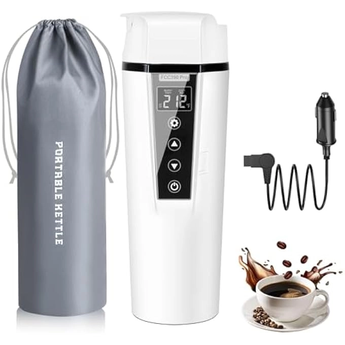 PFUTURE Car Portable Electric Kettle