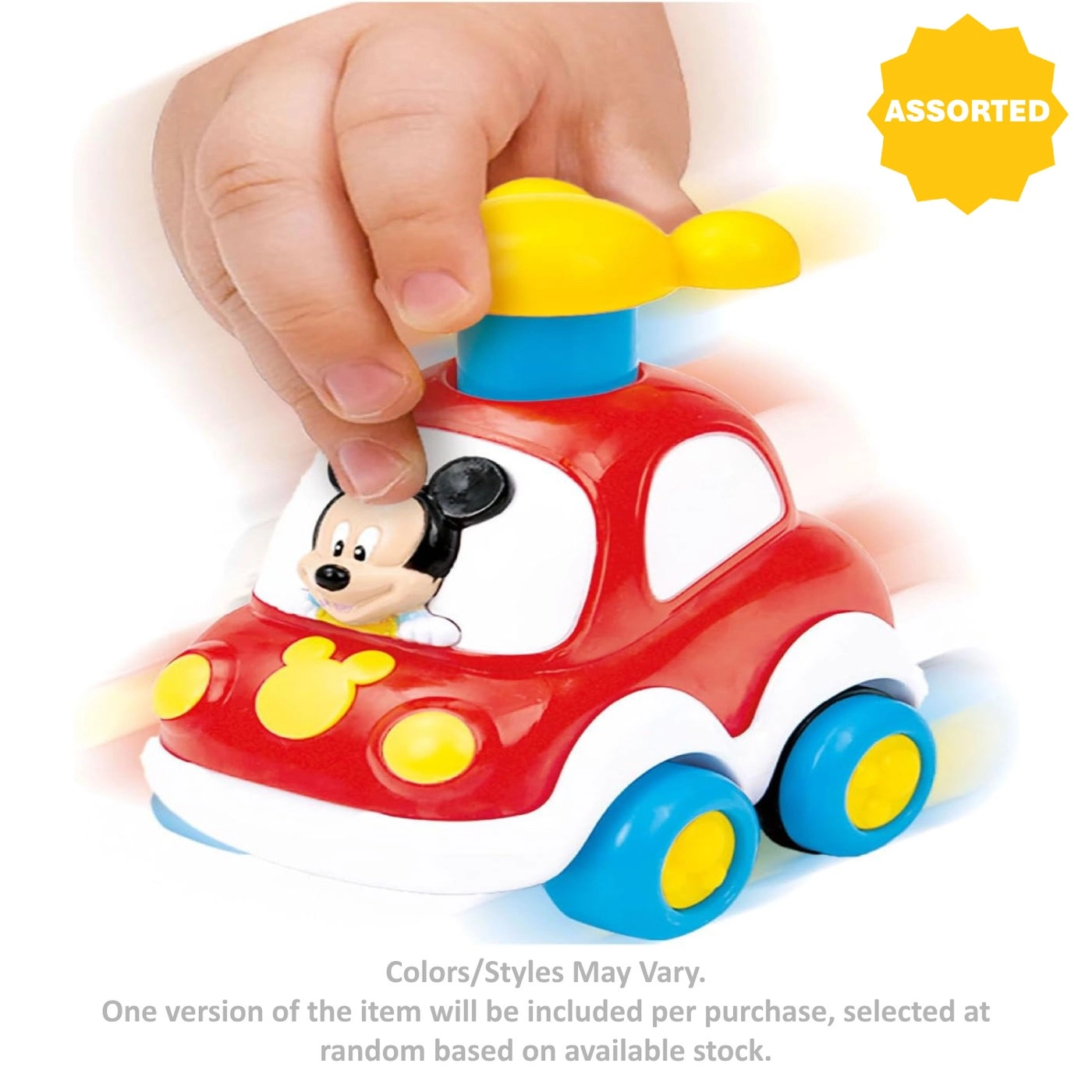 Disney Mickey And Friends Press And Go Car