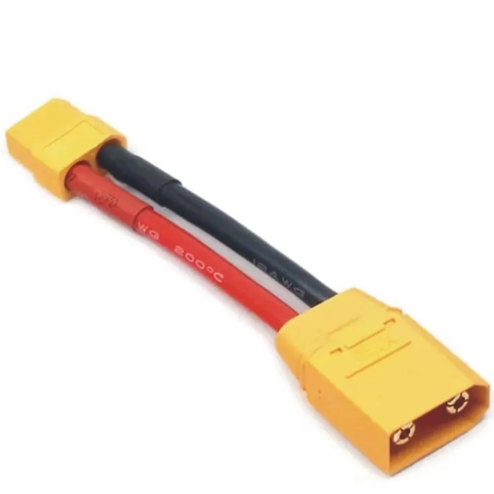 LINHUABAI XT60 Female T-Plug - 2 14AWG 40mm Pack