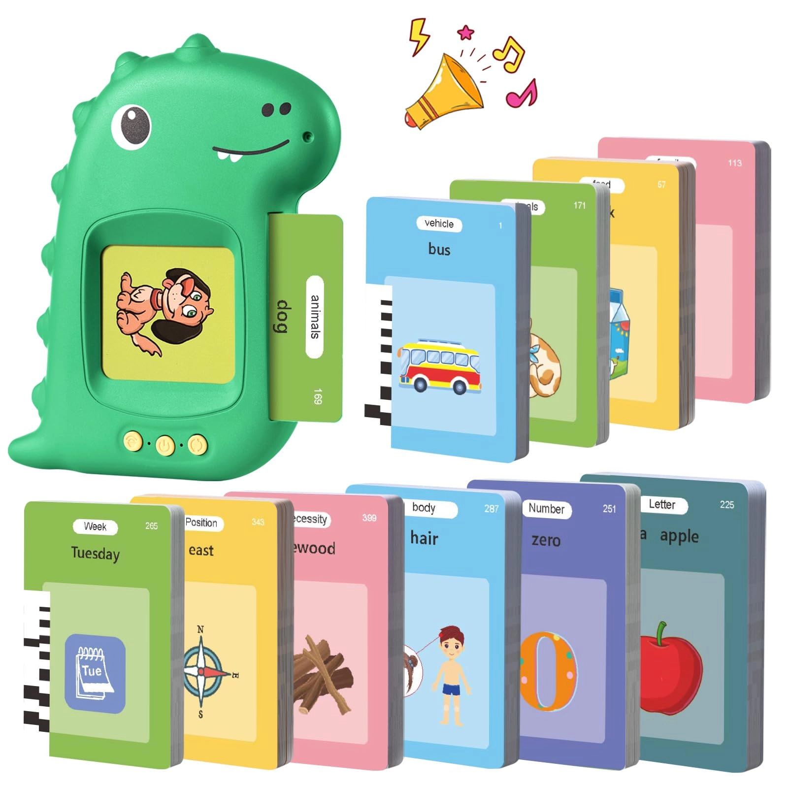 visator Flash Cards Language - 1-6 Years Old
