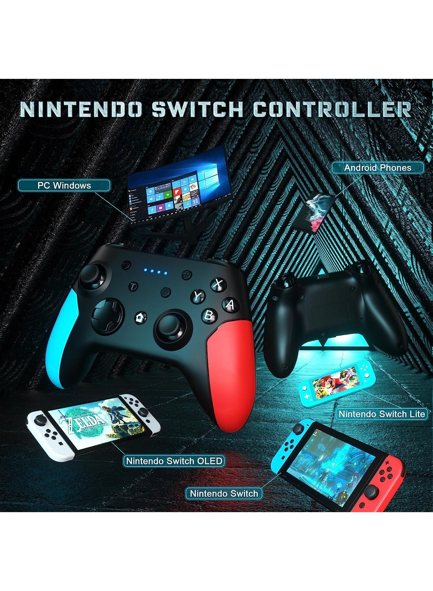 Wireless Pro Controller - Black Nintendo Switch Lite OLED