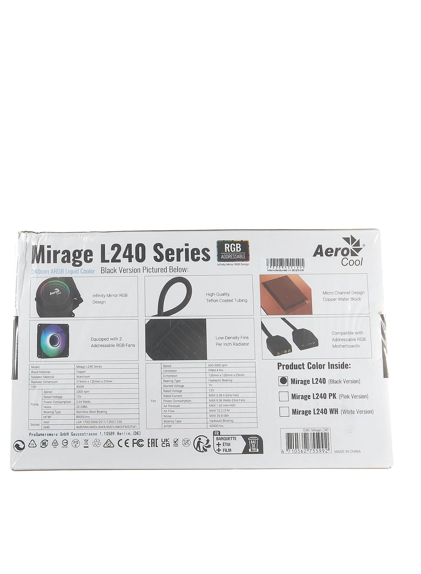 MIRAGEL240 - 2 12cm