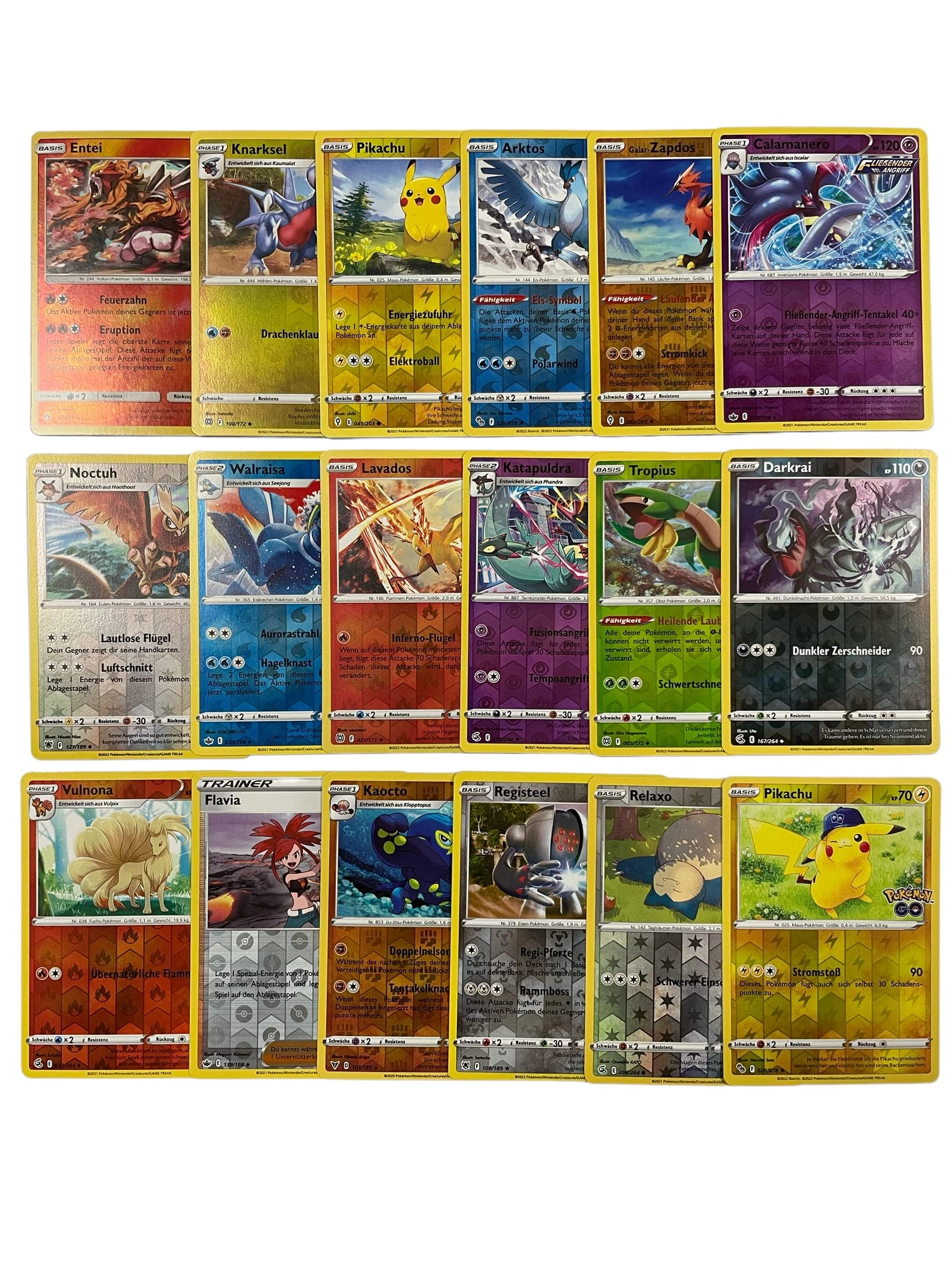 HEART FOR CARDS Pokemon Reverse Holo Glitter - German 20pcs
