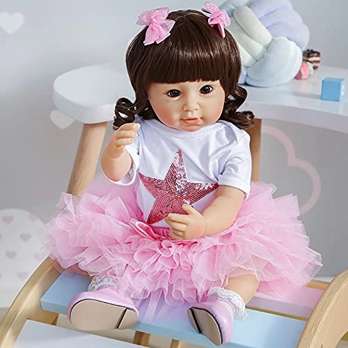 Reborn Baby Doll - 55cm/22in Soft Silicone Bundle