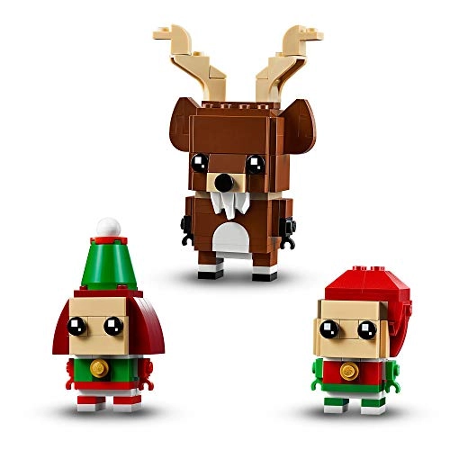 Brickheadz Reindeer, Elf and Elfie (40353) - Christmas Seasonal