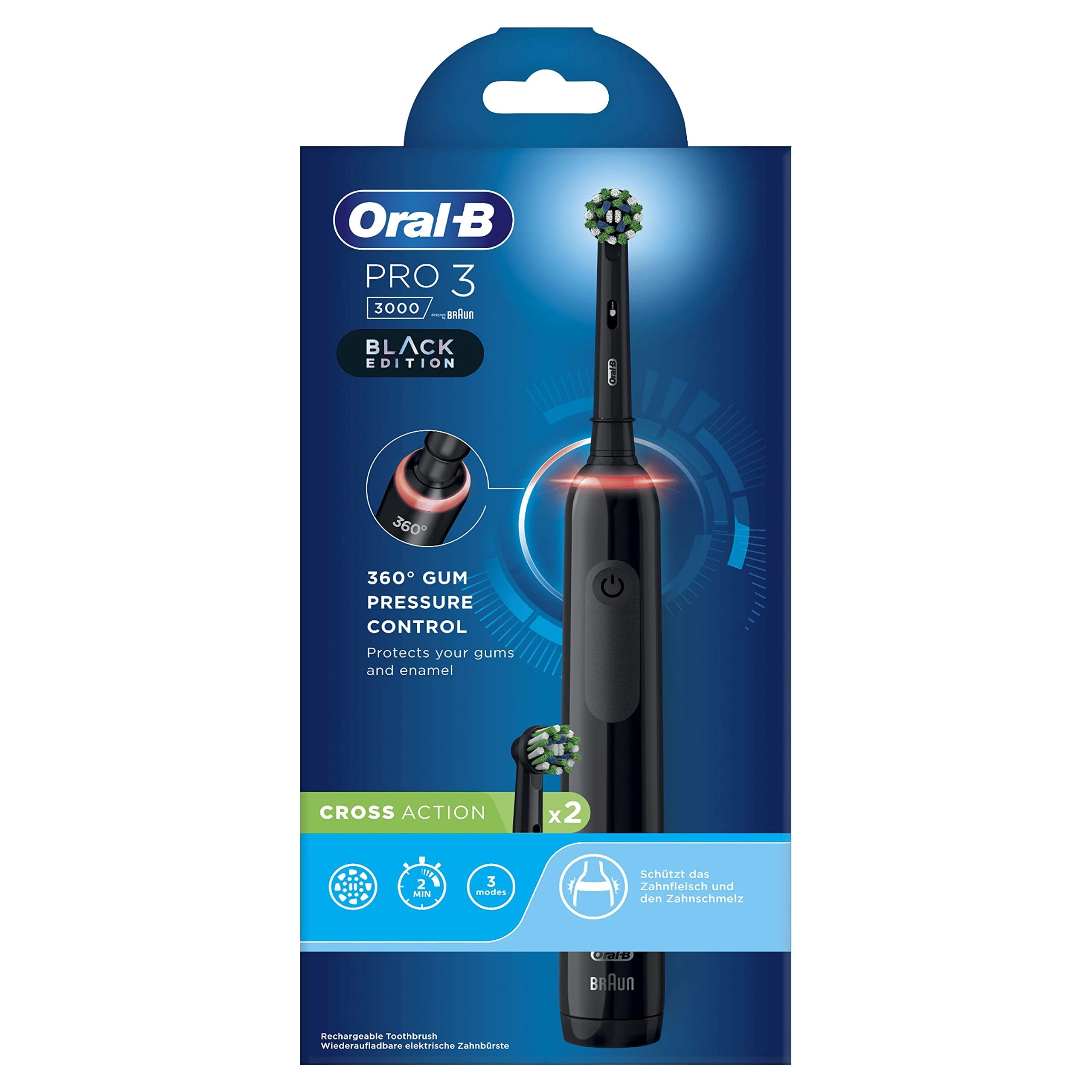 FALLER Pro3 3000 - Black 2 Heads Rechargeable