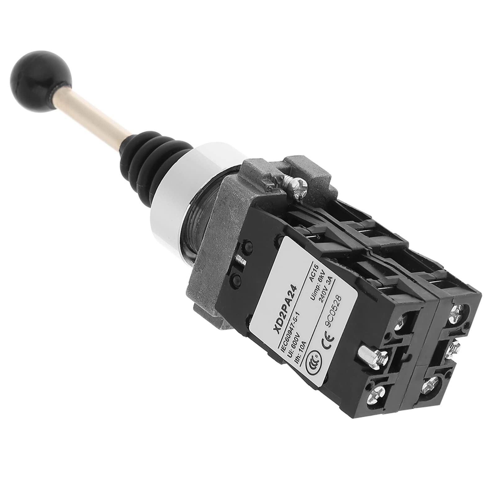 Domary 4 Position Joystick Switch - Spring Return AC/DC