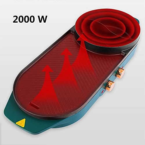 2-tier electric grill pan - 1200 W 5-7 peoples