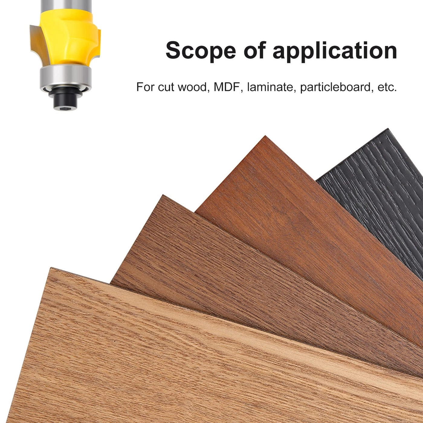 Round-Over Router Bits - 1/2-Inch 6PCS