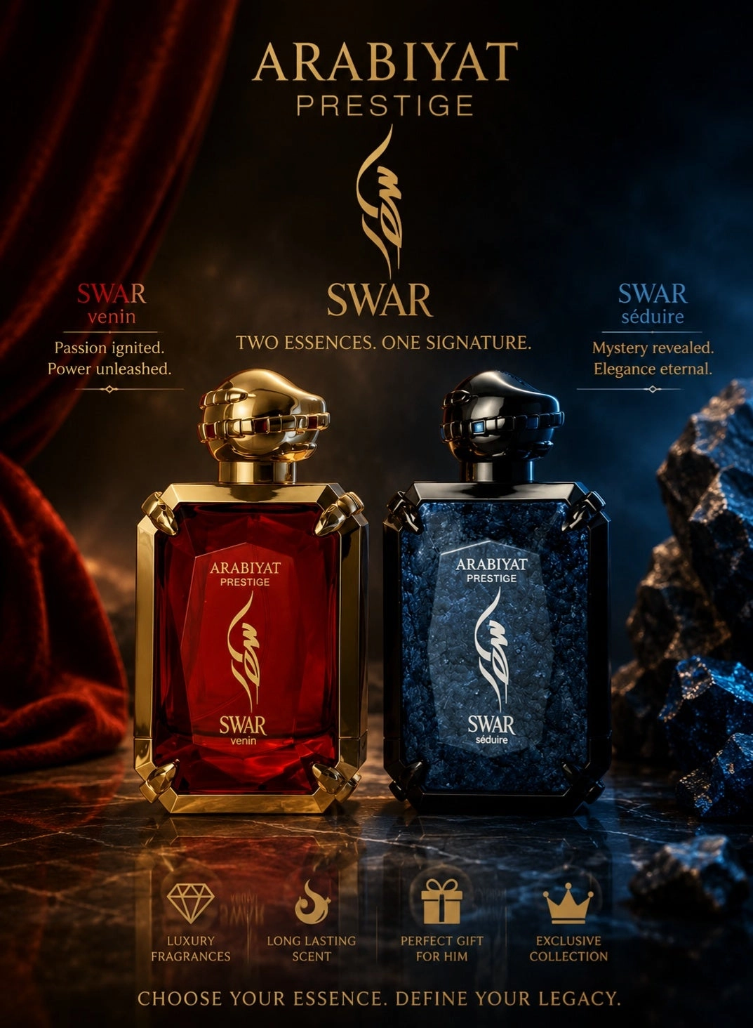 Arabiyat Prestige Venin - Eau de Parfum 100ml + Seduire - Eau de Parfum 100ml