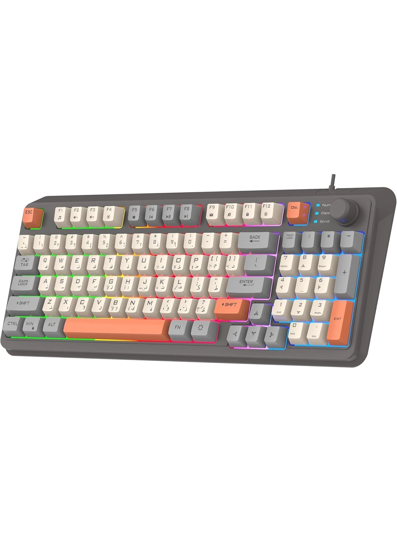 Gaming Keyboard and Mouse Set - EN/AR Wired