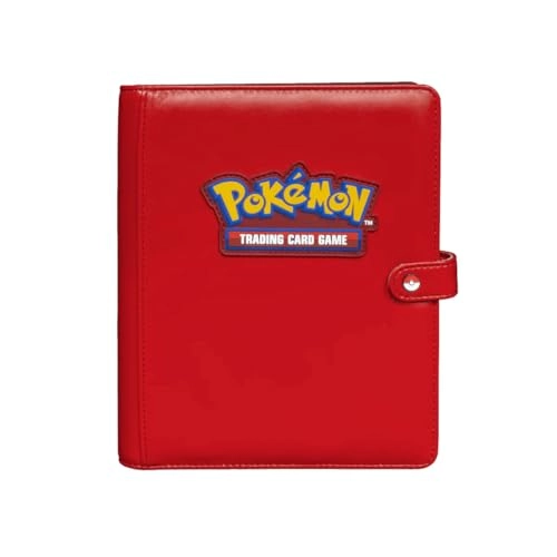 Pokemon Premium 4-Pocket Snap Binder - Red 160 cards