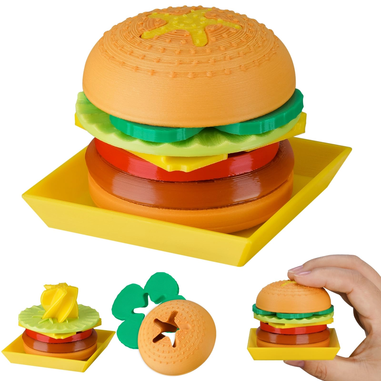 NiToy Burger Stacking Toy - 6 years+