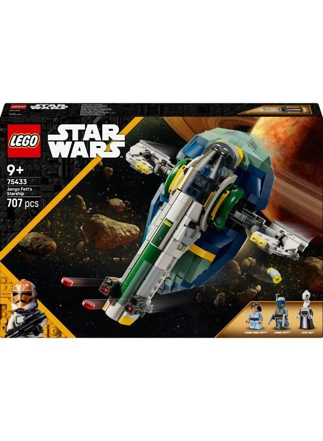 Star Wars LEGO Jango Fett's Starship - Play & Display 3 Minifigures