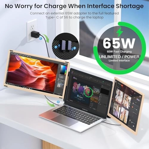 Triple Screen Extender - 1920x1080 15.6 Inches