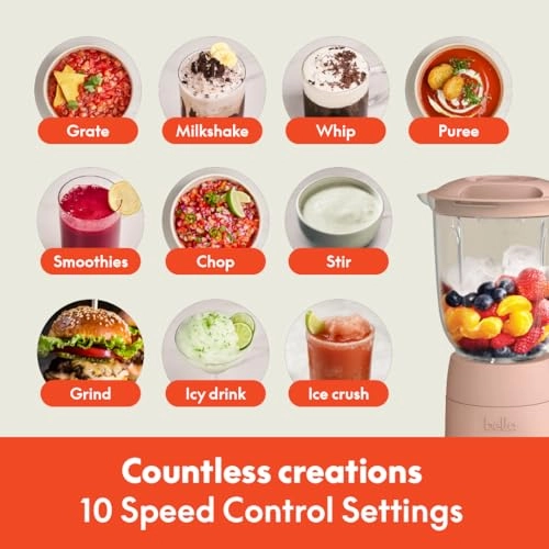 10 Speed Countertop Blender - Fitsanywhere Flip Store Design Dishwasher Safe