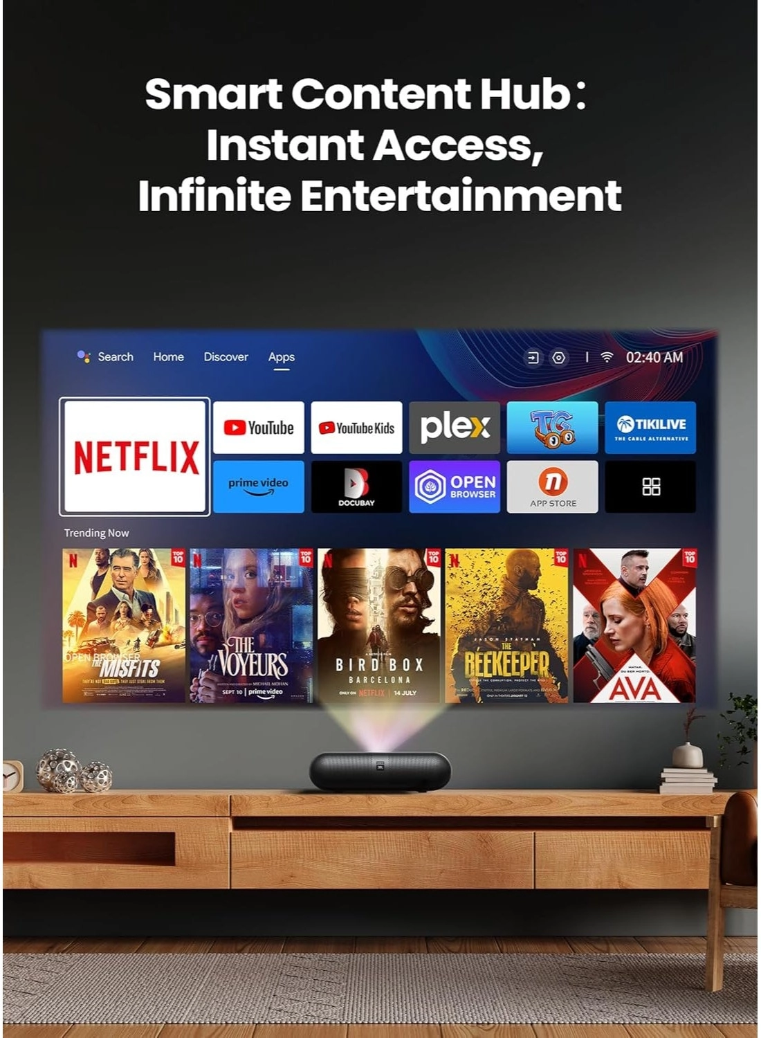 Laser Projector K300s 1000 ANSI Lumens