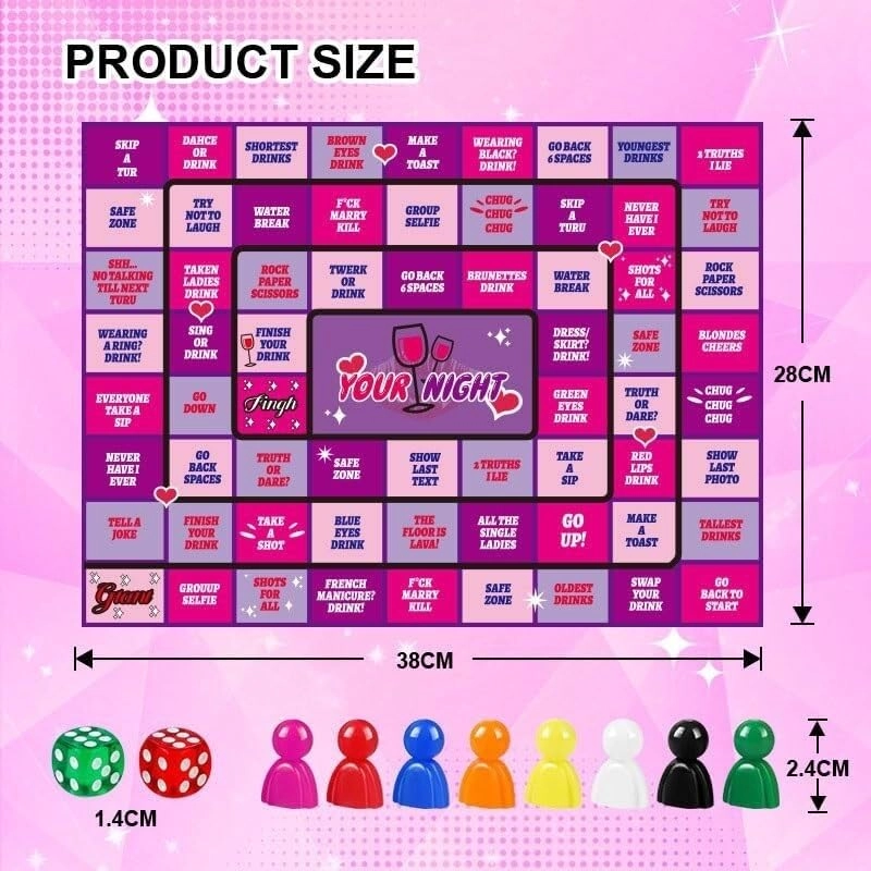 chessgame Drink Up Board Game - Abkhazian 1 month and up 8 pieces