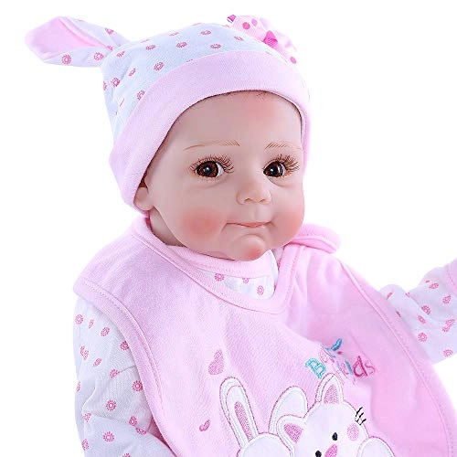 Reborn Baby Doll - 21 inch Silicone Vinyl Sweet Face