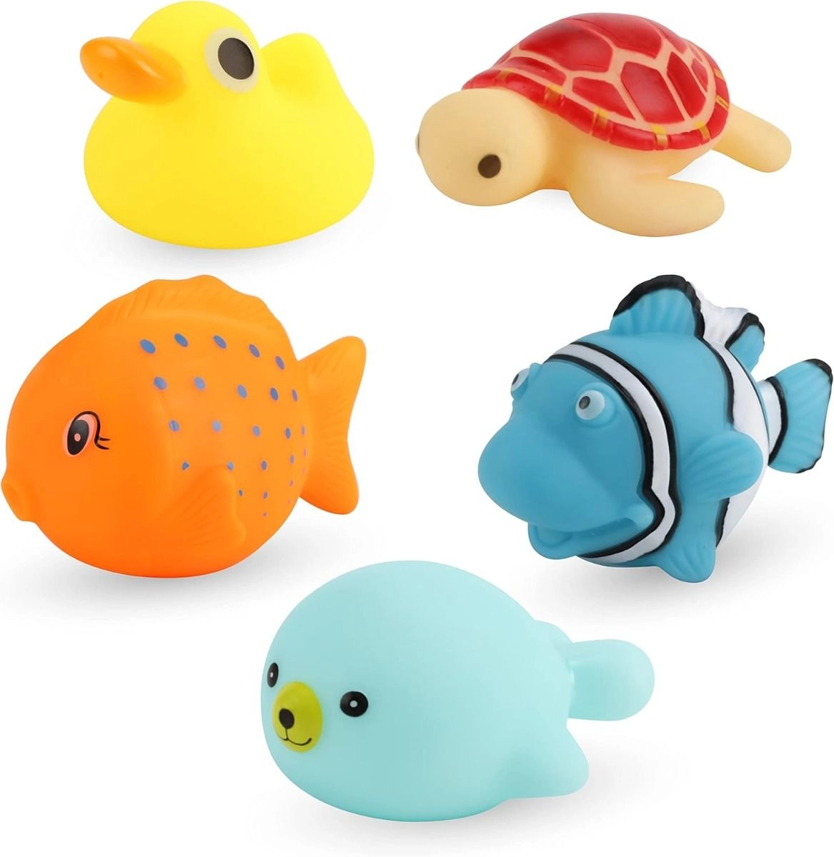 MOON Sea Animals Baby Bath Toys - Multi Colour 1+