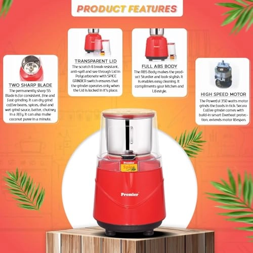 Spice Grinder - 350W 400ml Wet & Dry