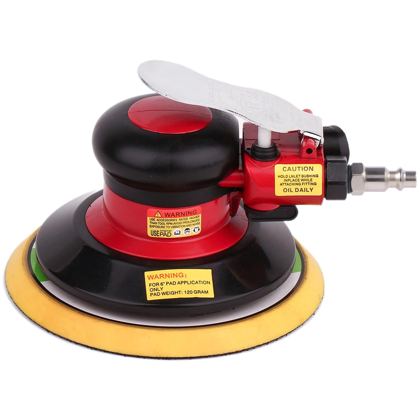 Random Orbital Palm Sander - Dual Action Pneumatic Low Vibration