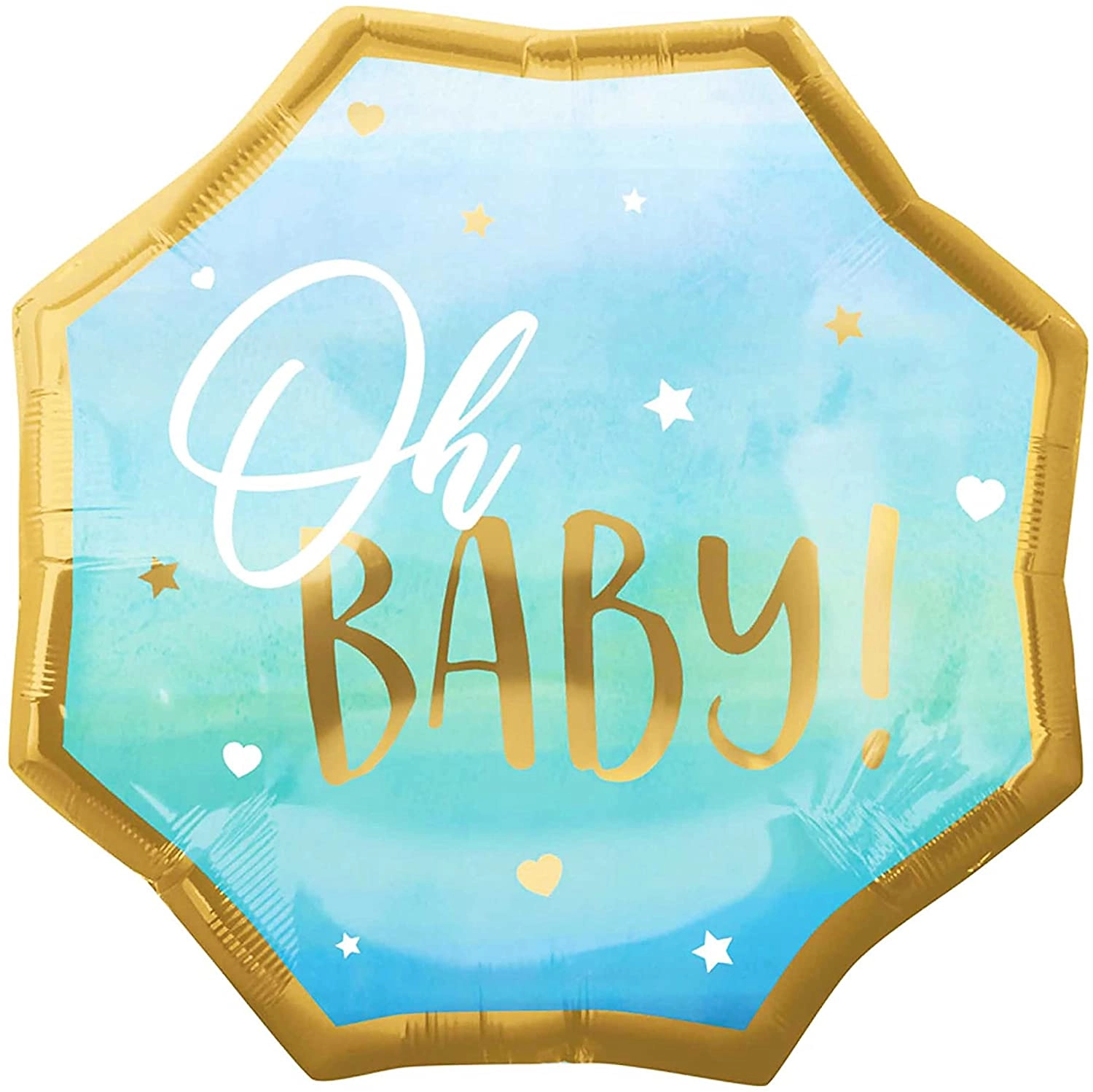 Oh Baby Foil Balloon - 1-Piece Baby Shower Baptismal Gender Reveal
