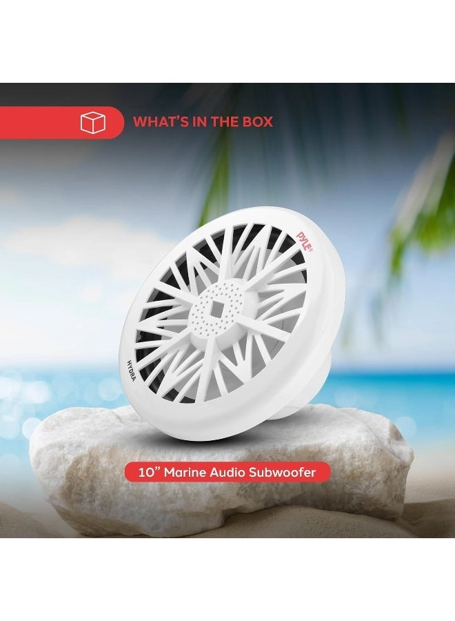 Marine Audio Subwoofer - 10Inch 500 Watt