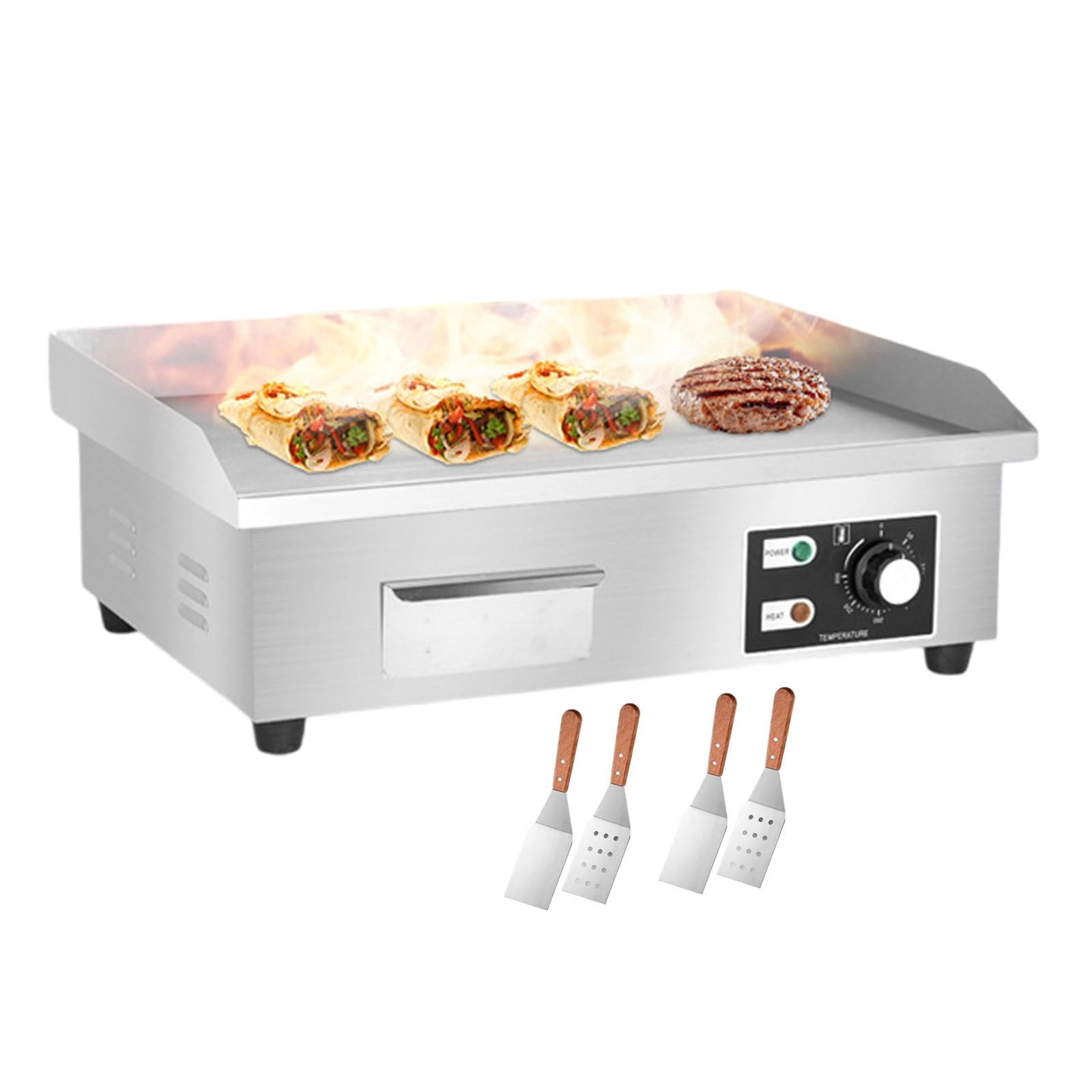 Commercial Electric Griddle - 4 zone(s) 450*300mm