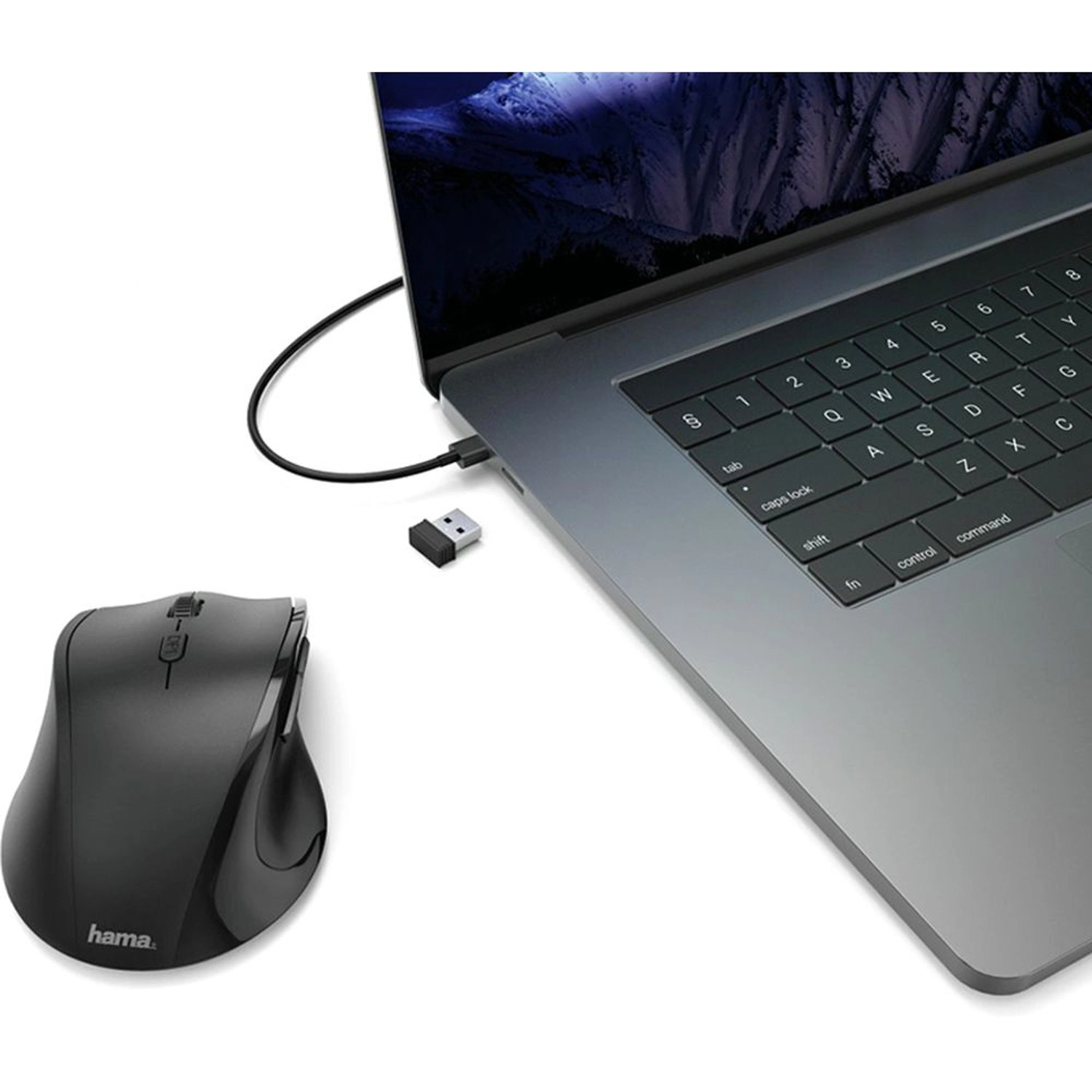 Riano Left-Handed Mouse - Wireless