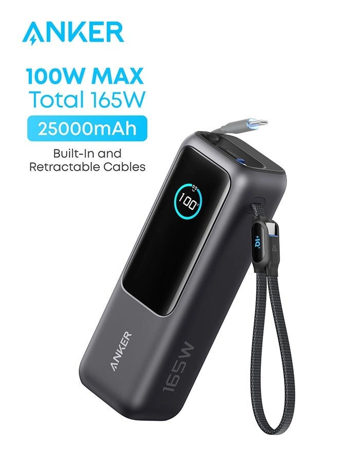 Power Bank - 25,000mAh 165W + Nano 100W MacBook Charger