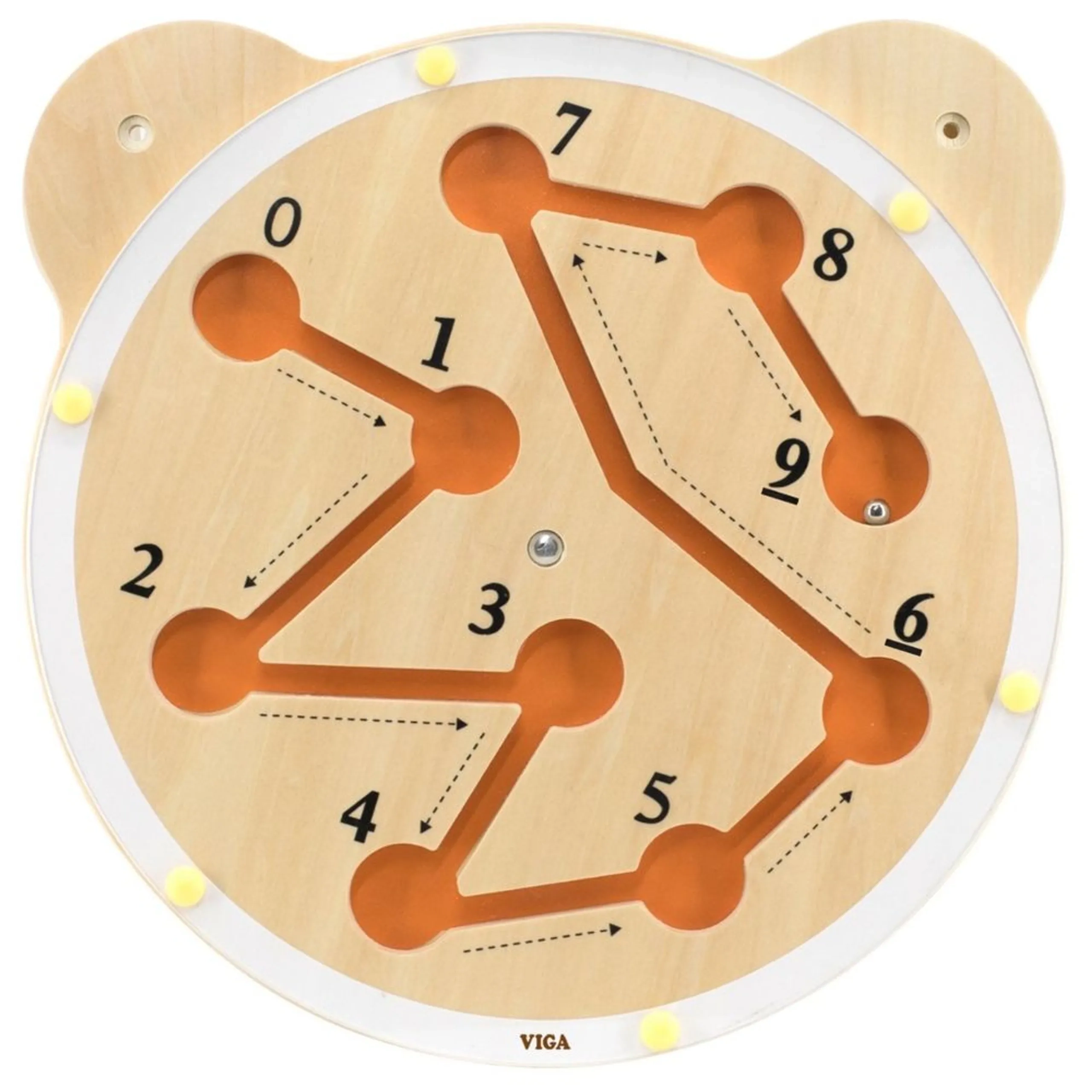 VIGA Wooden Wall Toy - 2+ Years
