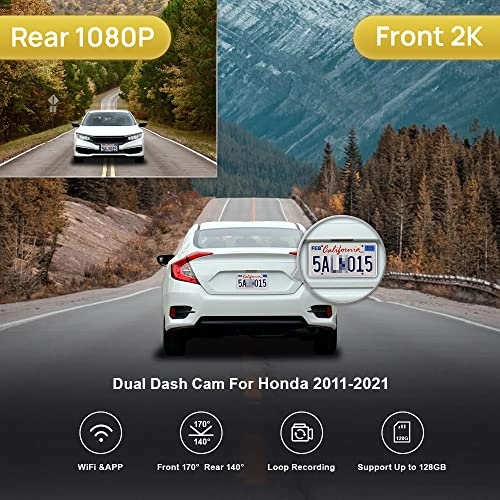 Rhombus-2K Dual 1440 X 1080 pixels for Honda 2011-2021