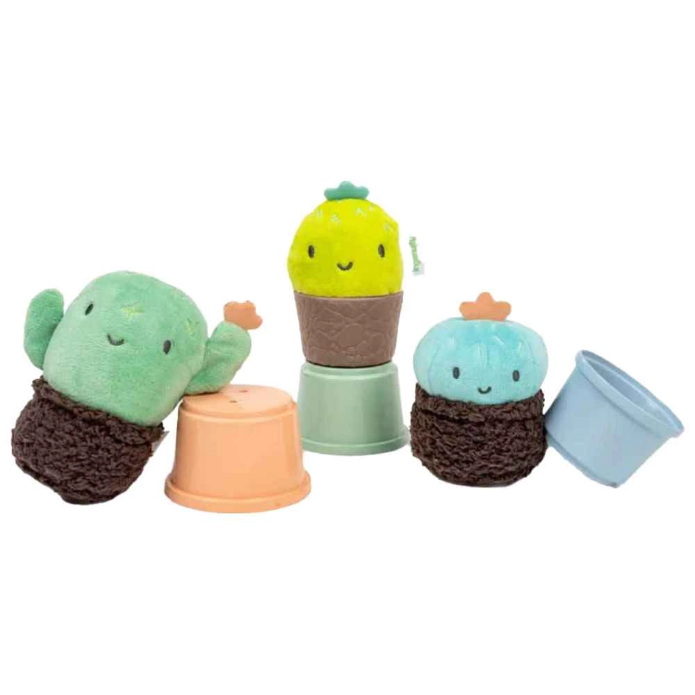 Ingenuity Calm Springs Nesting Rattles - 3 months fabric BPA-free plastic 3 pieces