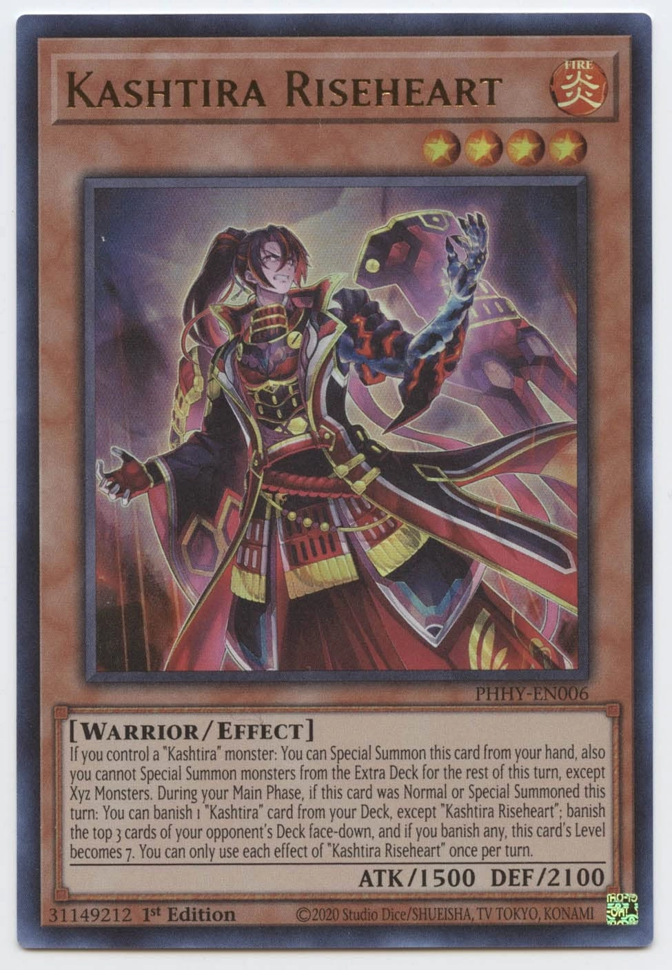 Yu-Gi-Oh! Kashtira Riseheart PHHY-EN006 - English