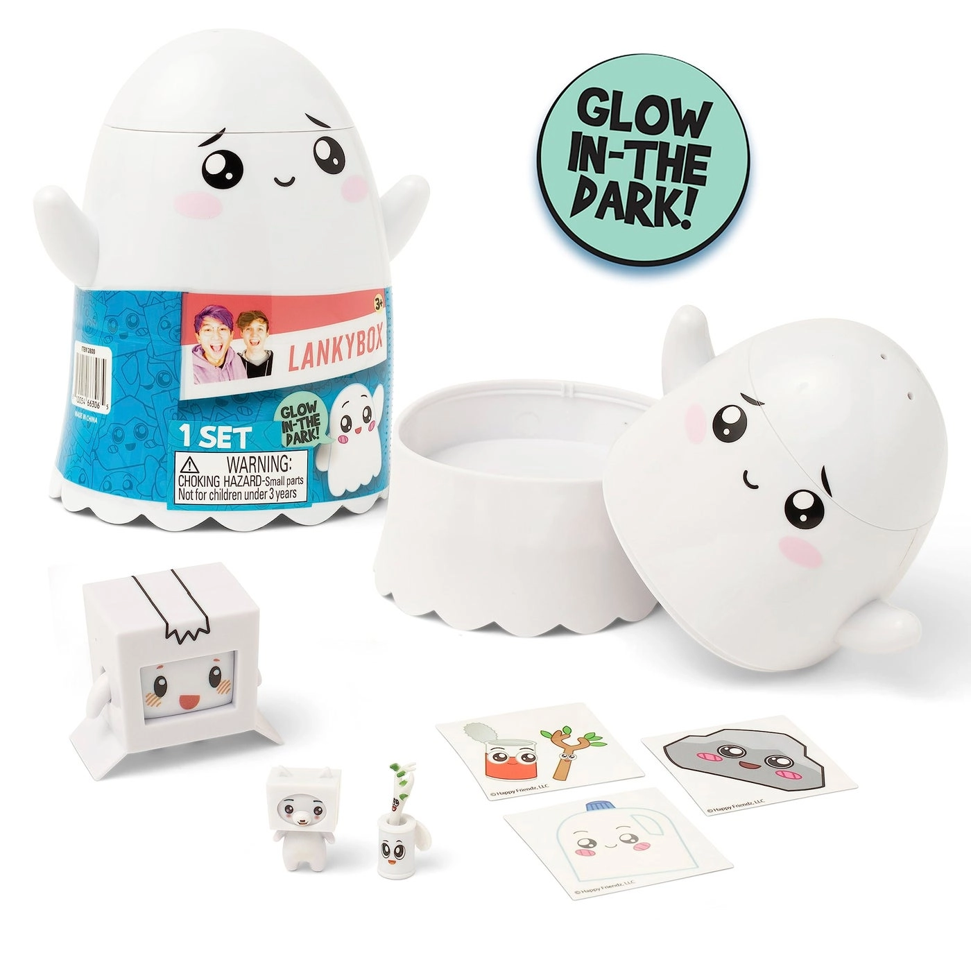 LANKYBOX Ghosty Glow Mystery Box - 3 years 7 pieces