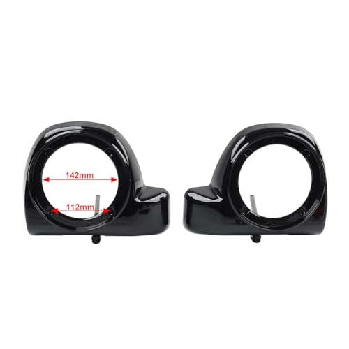 Speaker Boxes Pods - 6.5" Gloss Black