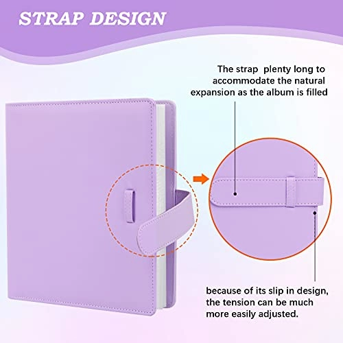 2x3" 256 Pockets PU Leather Photo Album