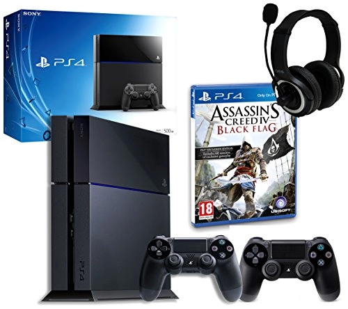 PS4 + Assassin's Creed IV Black Flag + DualShock 4 + GP3 Headset