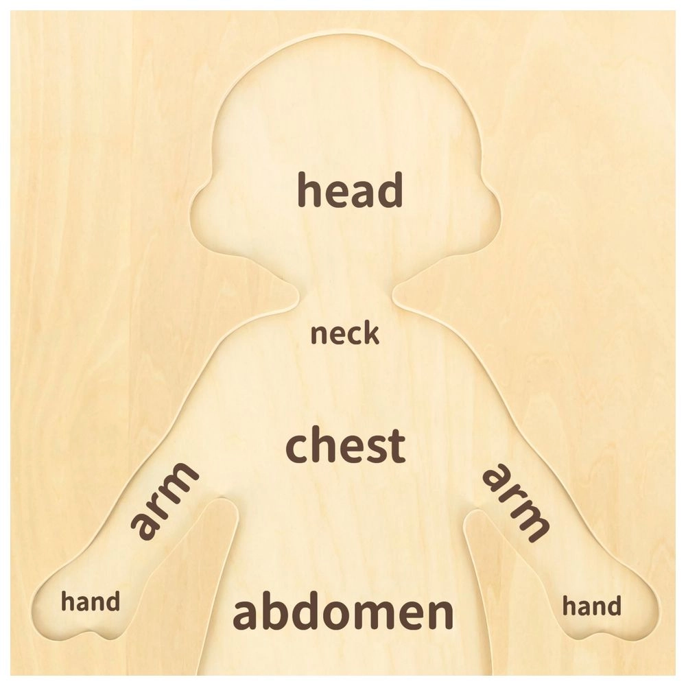 Viga Boys Body Knob Puzzle - 18 months+ 12 pieces