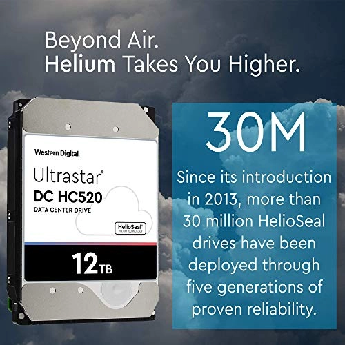 Ultrastar He12 3.5" 7200rpm 256MB SATA 6Gb/s (HUH721212ALE601/CR) - 12TB