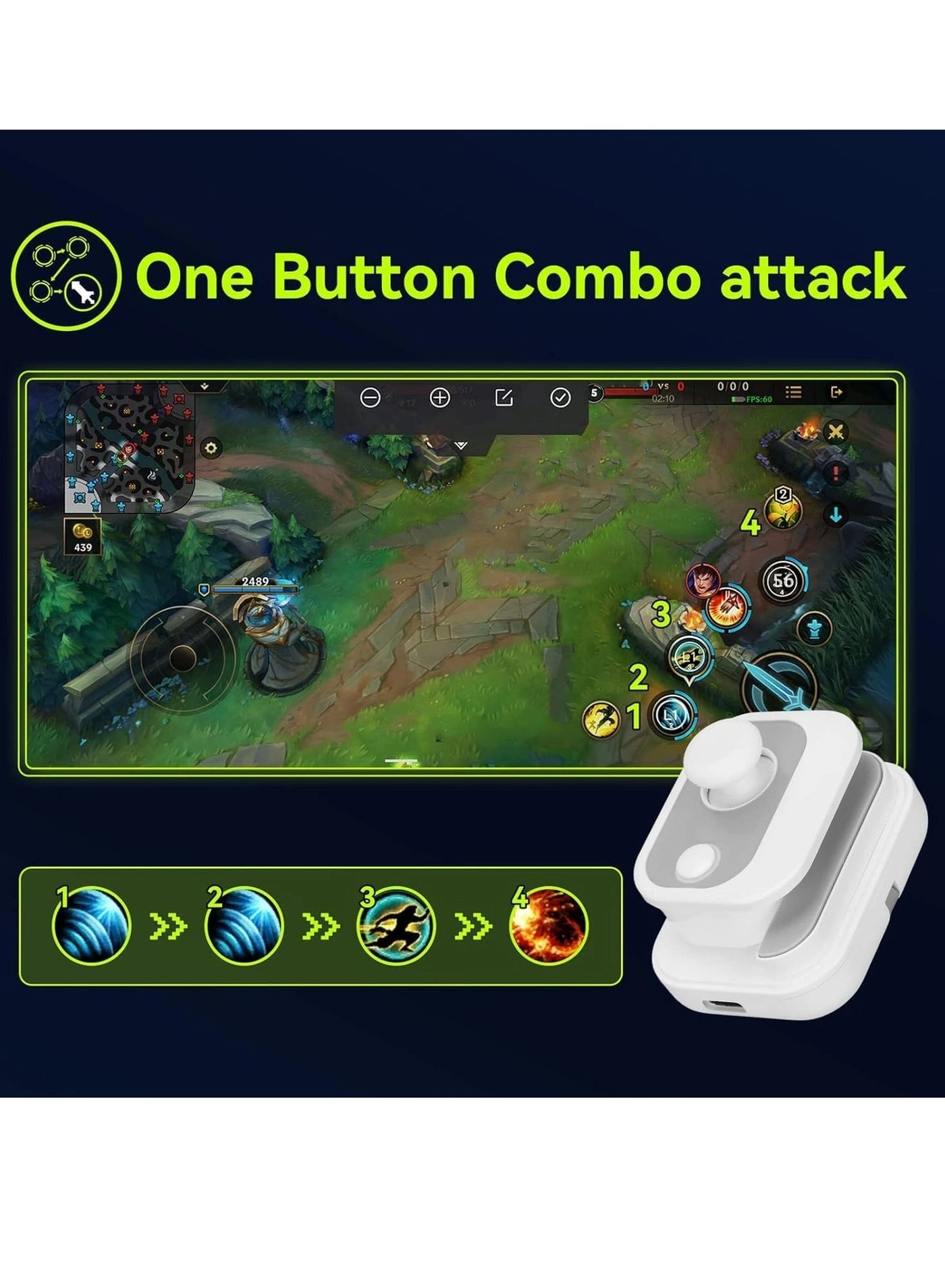 Mobile Game Controller - Black iOS/Android