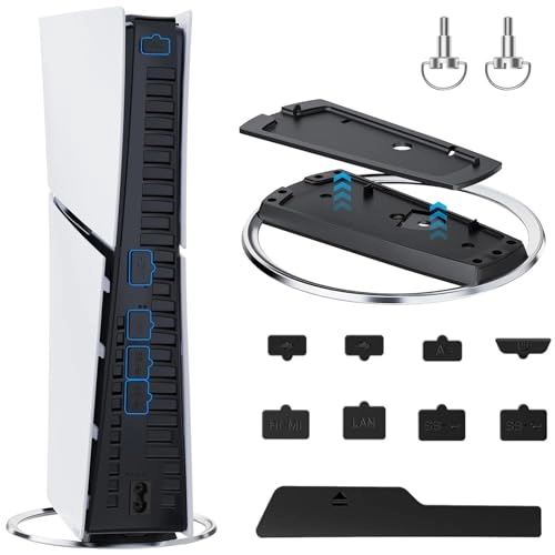 PS5 Vertical Stand - PS5 PS5 Console PS5 Slim PS5 Slim and PS5 Console (Disc and Digital Version)